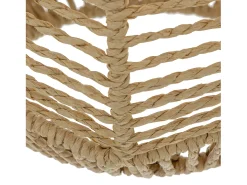 Atmosphera Lámpara Suspendida-Suspensión en cuerda natural 24 x 18 cm Beige