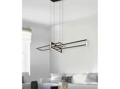 Trio Suspension Led intégrée luminosité variable - - Salinas Negro Discount
