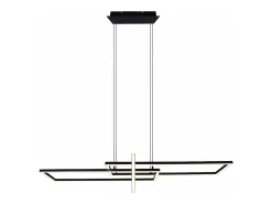 Trio Suspension Led intégrée luminosité variable - - Salinas Negro Discount