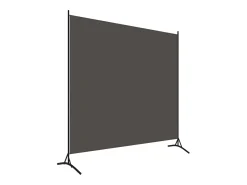 Tabique divisorio antracita de tela 175x180 cm Gris Hot