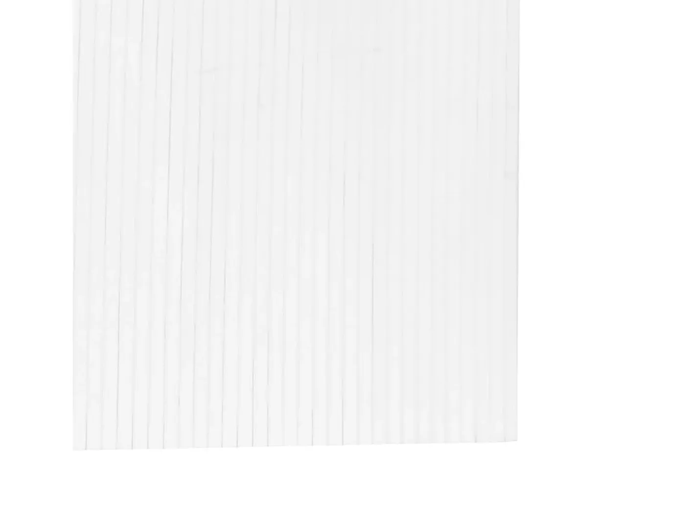 Tabique divisorio 165x800 cm bambú Blanco Best