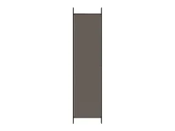 Sale Tabique divisorio de 4 paneles Antracita 200x220 cm Tejido Gris