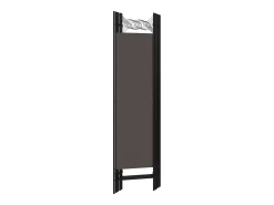 Tabique divisorio de 5 paneles color antracita 200x180 cm Gris Hot