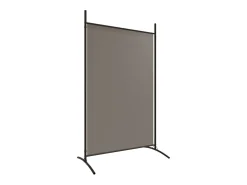 Tabique divisorio de 4 paneles Antracita 346x180 cm Tejido Gris Hot