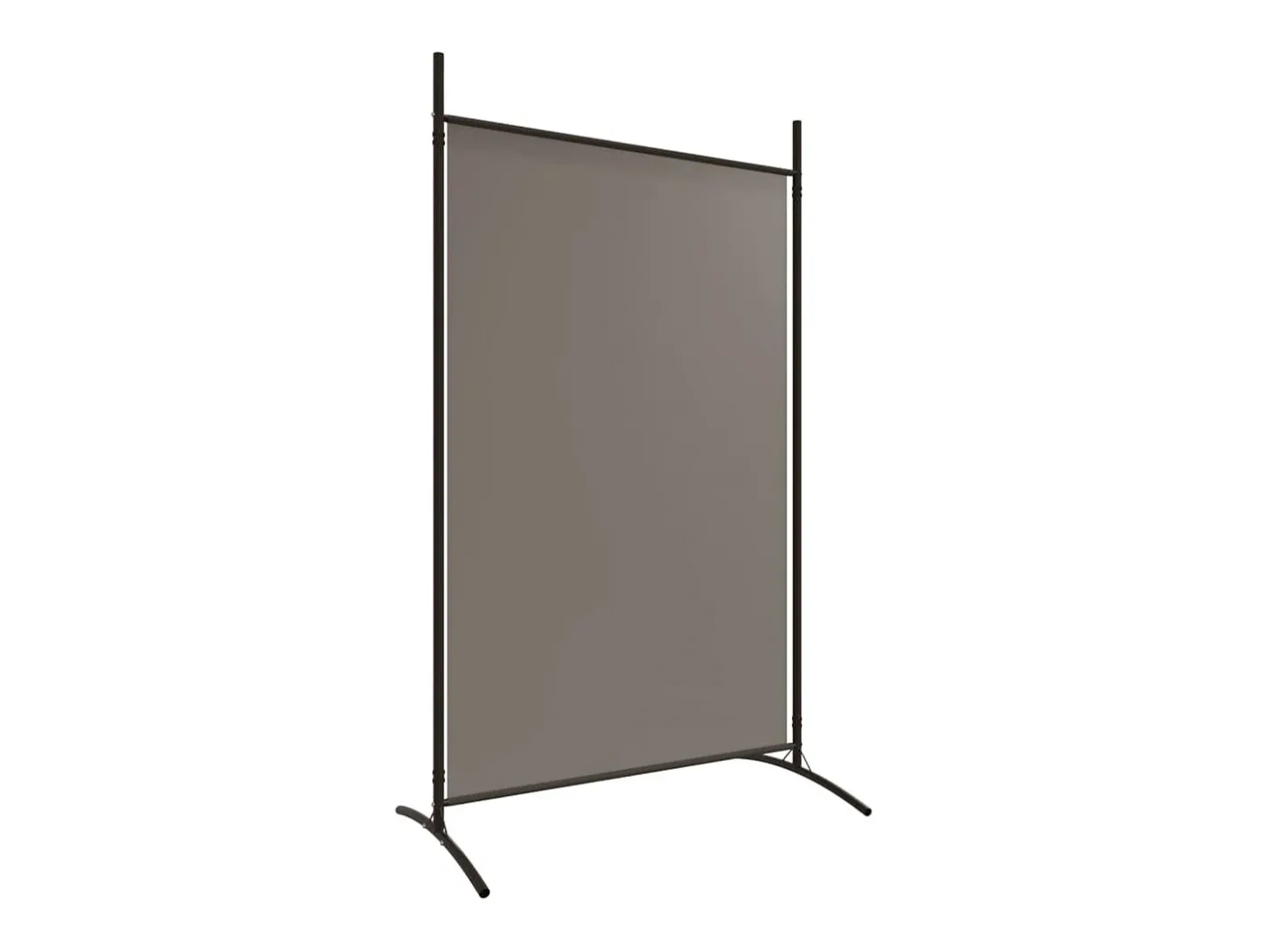 Tabique divisorio de 4 paneles Antracita 346x180 cm Tejido Gris Hot