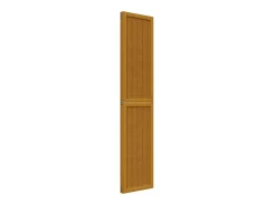 Tabique divisorio de 3 paneles en madera maciza de paulownia marrón Marru00f3n Hot