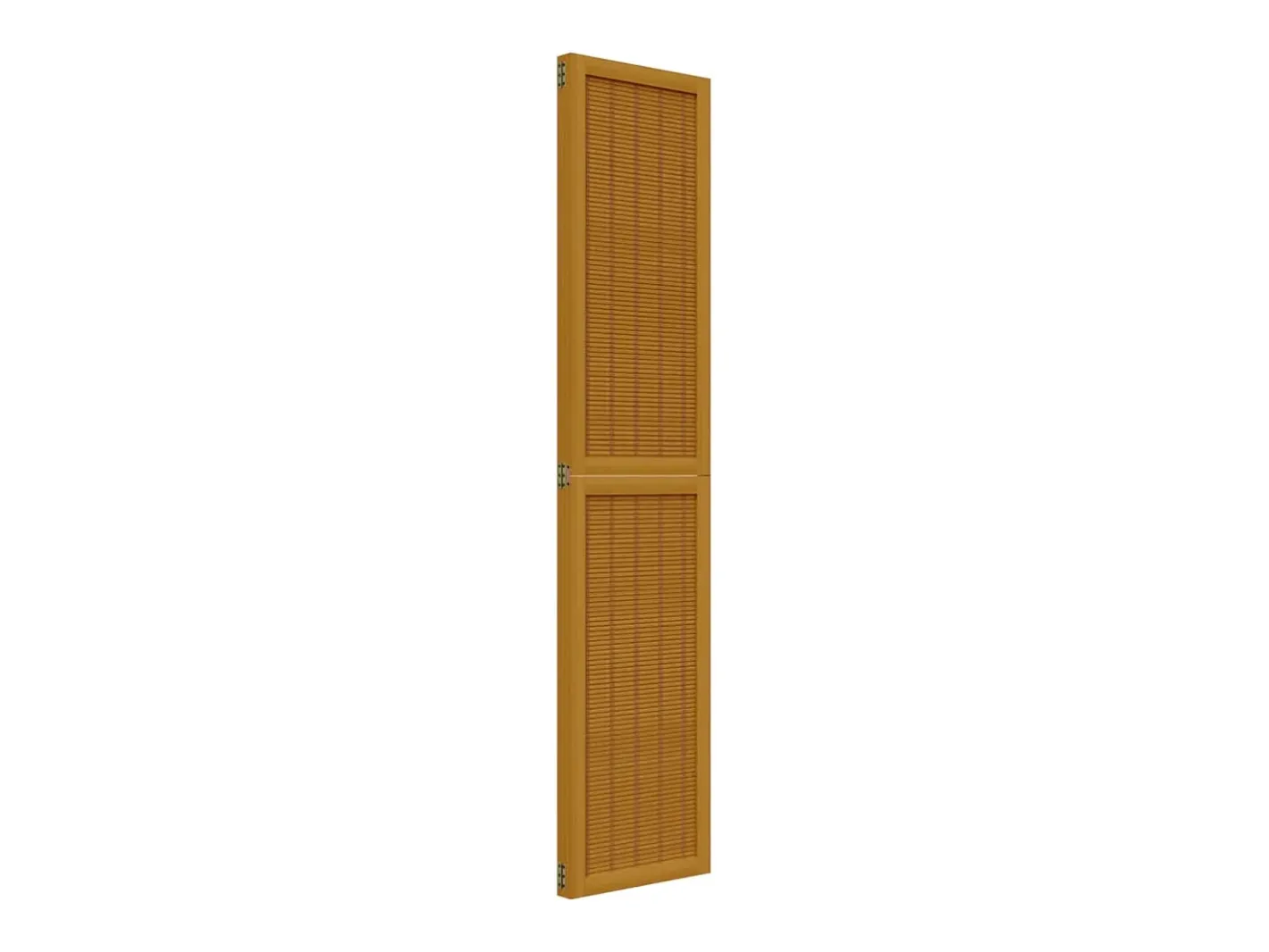 Tabique divisorio de 3 paneles en madera maciza de paulownia marrón Marru00f3n Hot