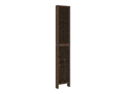 Sale Tabique divisorio de 6 paneles en color marrón oscuro fabricado en paulownia maciza Marru00f3n