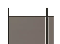 Tabique divisorio de 3 paneles Antracita 150x220 cm Tejido Gris Online