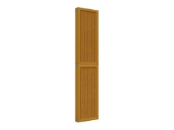 Sale Tabique divisorio de 5 paneles en madera maciza de paulownia marrón Marru00f3n