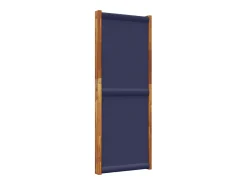 Biombo-Tabique divisorio de 3 paneles oscuro 210x180 cm Azul