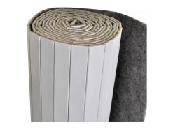 Tabique divisorio de bambú 250 x 165 cm Blanco Hot