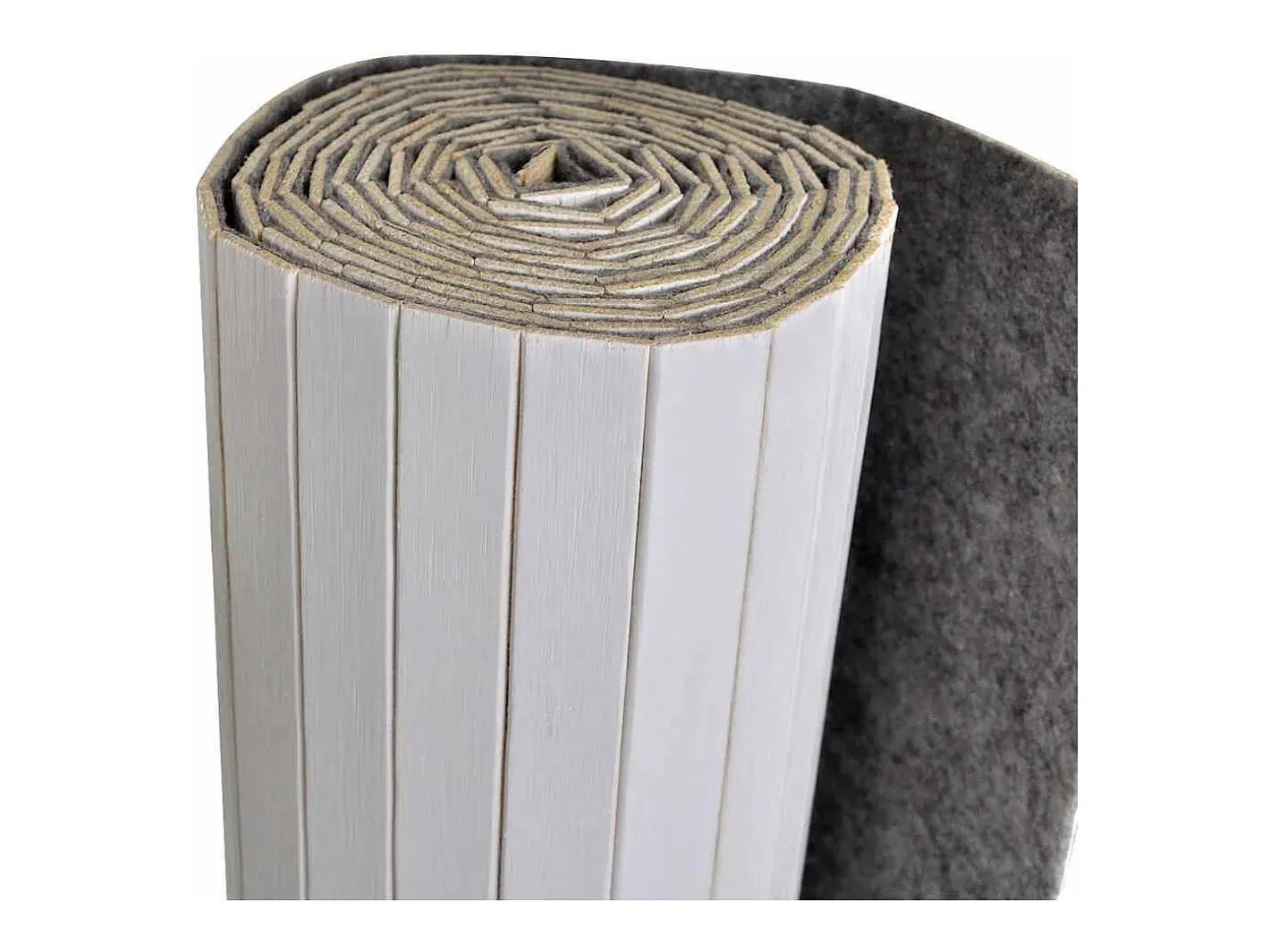 Tabique divisorio de bambú 250 x 165 cm Blanco Hot