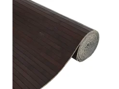 Best Tabique divisorio marrón oscuro 165x800 cm bambú Marru00f3n