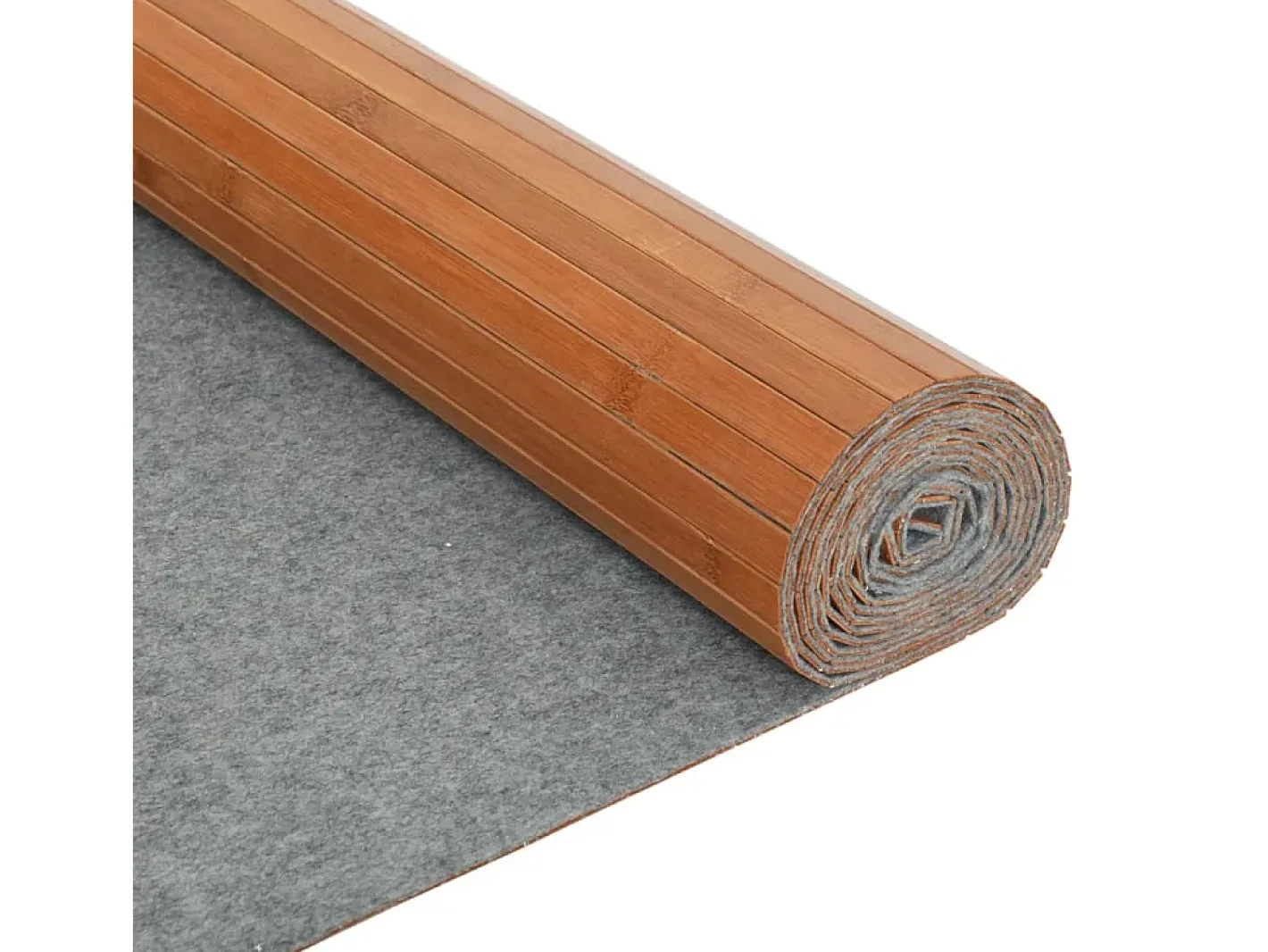 Tabique divisorio marrón 165x400 cm bambú Marru00f3n Hot