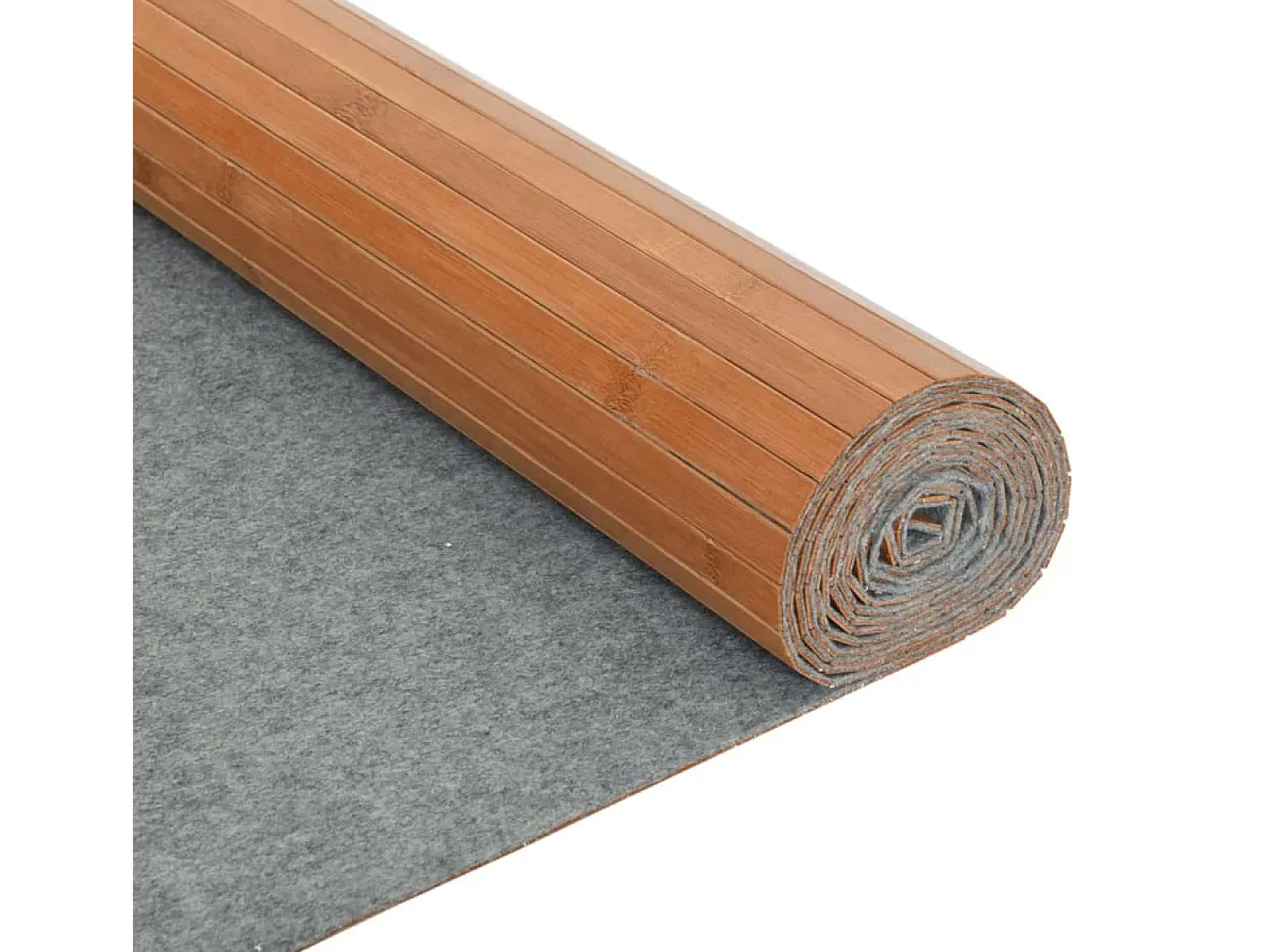 Biombo-Tabique divisorio natural 165x600 cm bambú Marru00f3n