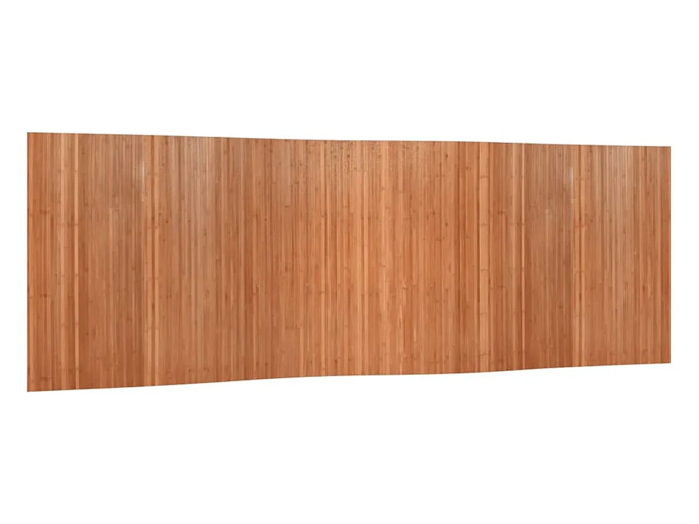 Biombo-Tabique divisorio natural 165x600 cm bambú Marru00f3n