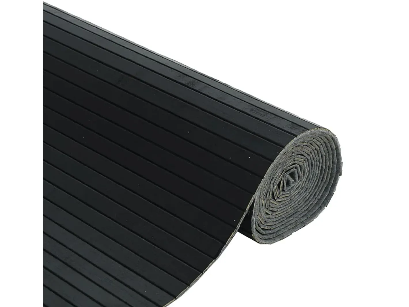 Biombo-Tabique divisorio 165x600 cm bambú Negro