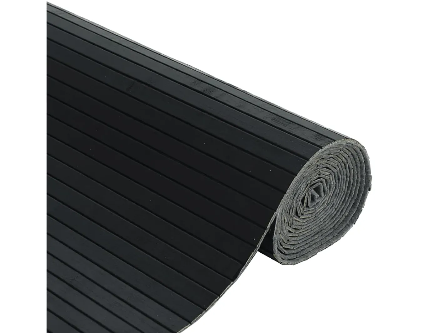 Biombo-Tabique divisorio 165x250 cm bambú Negro