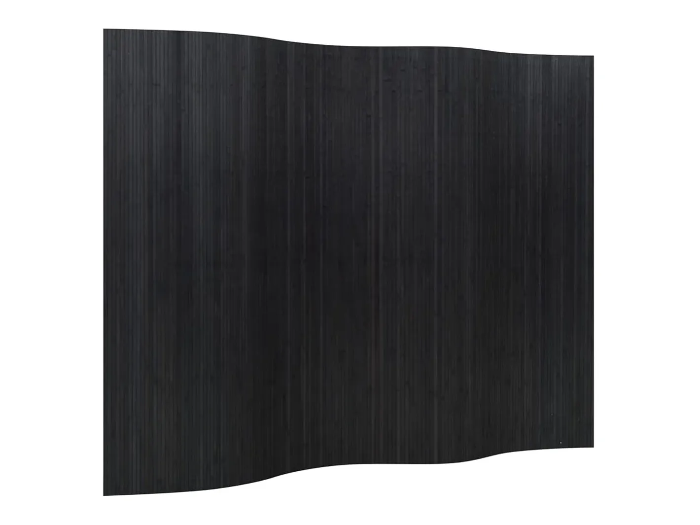 Biombo-Tabique divisorio 165x250 cm bambú Negro