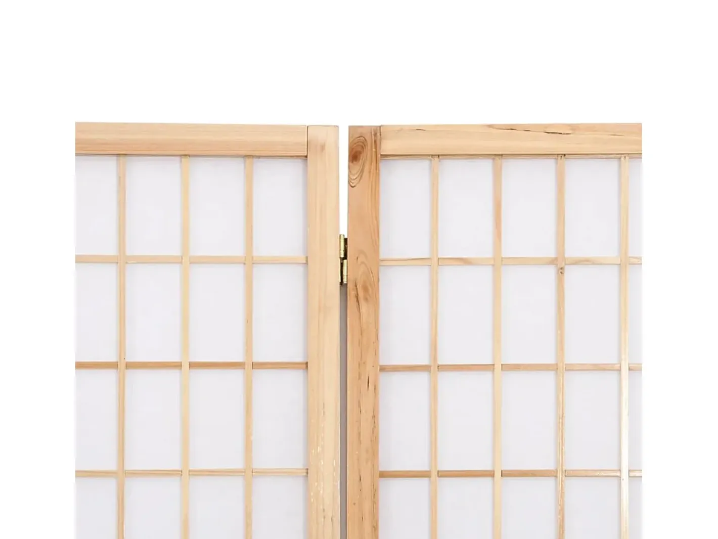 Biombo-Tabique plegable 5 paneles 200x170 cm Marru00f3n