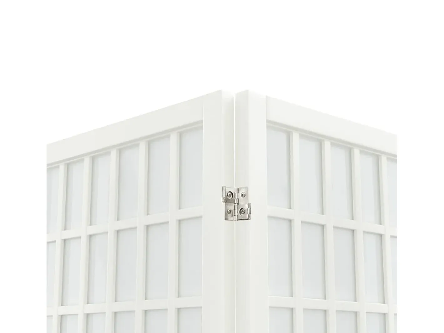 Tabique plegable 5 paneles 200x170 cm Blanco Best