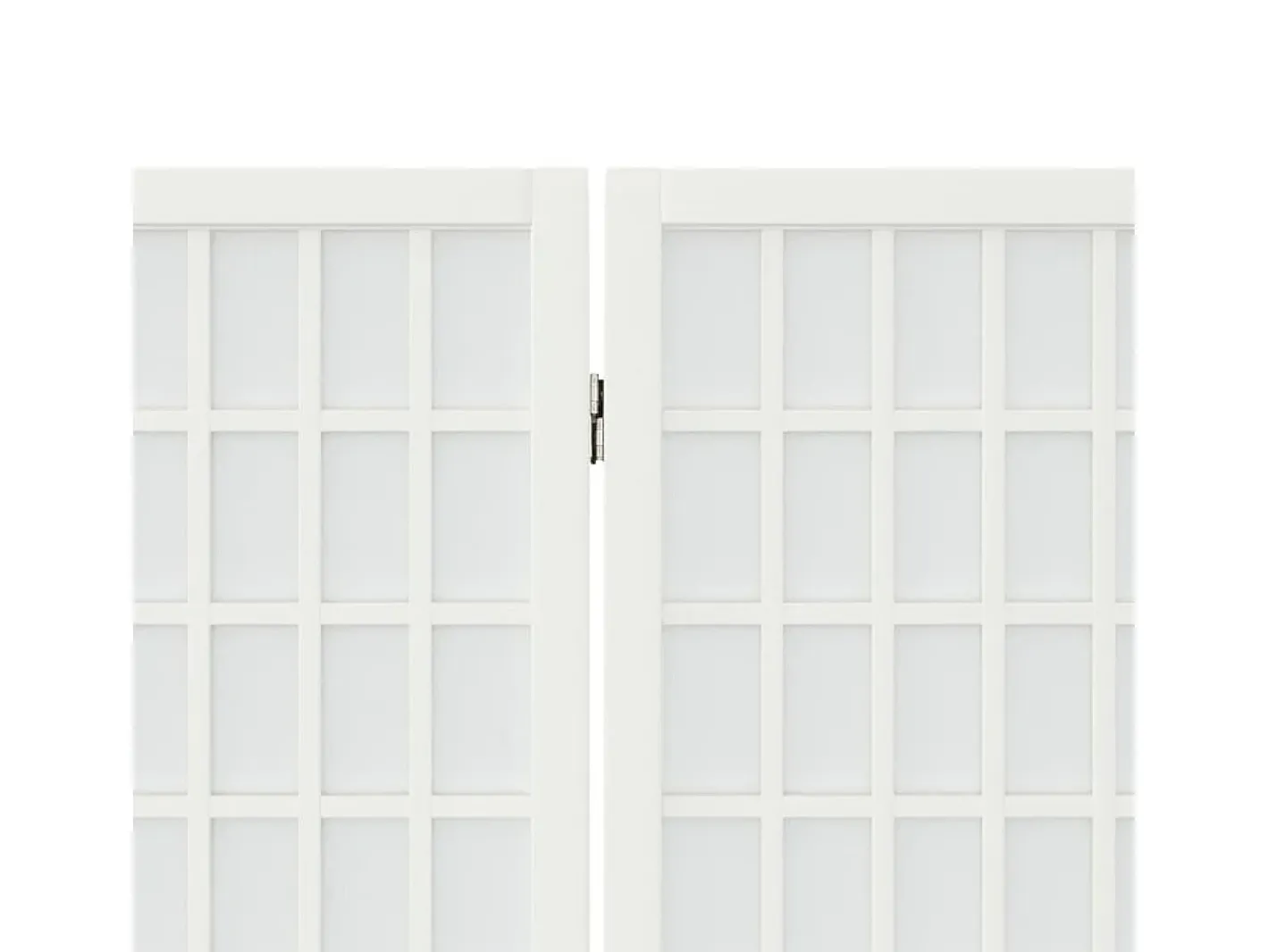 Tabique plegable 5 paneles 200x170 cm Blanco Best