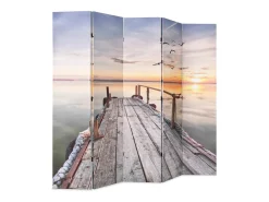 Tabique plegable 200x170 cm Lago Multicolor Outlet