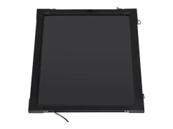 Cuadro-Tablero de Escritura de Mensajes con LED SucceBuy, 40,5 x 30,2 cm Iluminado y Borrable, para la Casa, la Tienda de Bodas Negro
