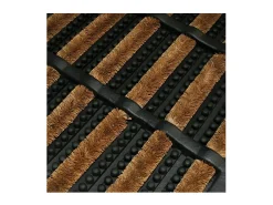 Felpudo-Tapete Combi-Mat de coco 40x60 cm para interior y exterior cubierto Marru00f3n