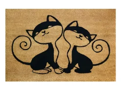 Tapete de fibra de coco natural para gatos 40x60cm IDMAT Marru00f3n Sale