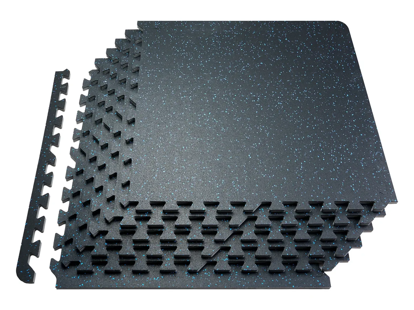 Tapete Entrelazado SucceBuy de 1.4 cm de Grosor para Gimnasio, 25 Piezas, Superficie de Goma, Color y Azul Negro Discount
