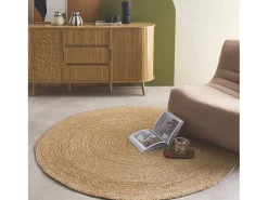 Online Sweeek Tapete redondo de yute, natural natural Color natural claro
