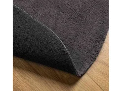 Alfombra De Cocina-Tapiz Antracita 160 x 230 cm Poliéster Gris