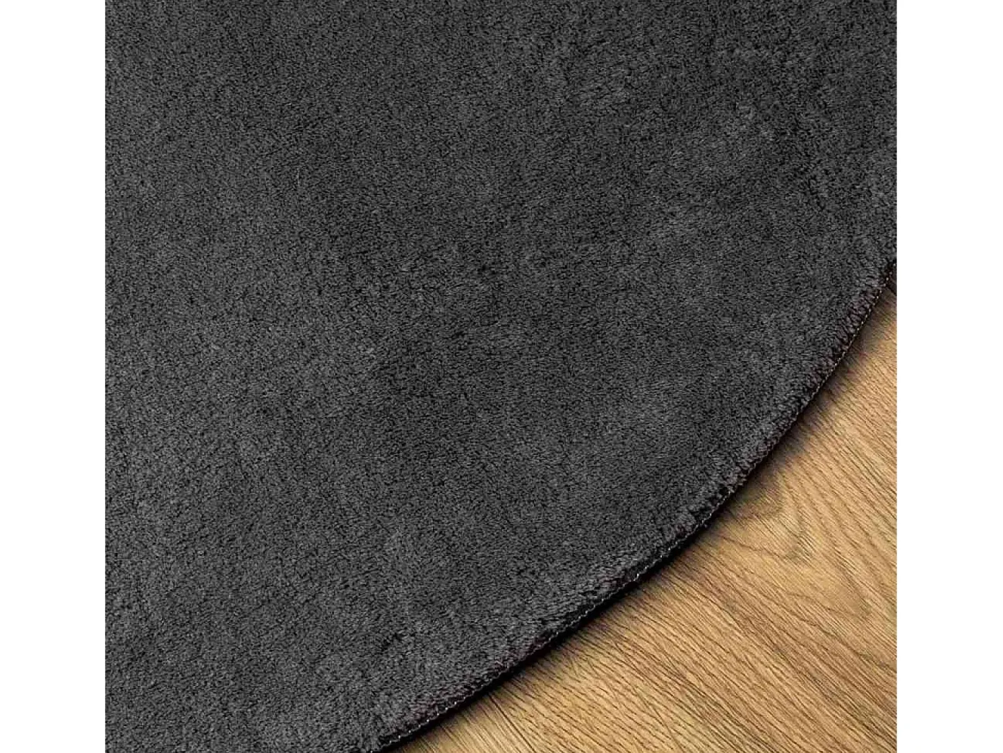 Tapiz Antracita 160 x 230 cm Poliéster Gris New