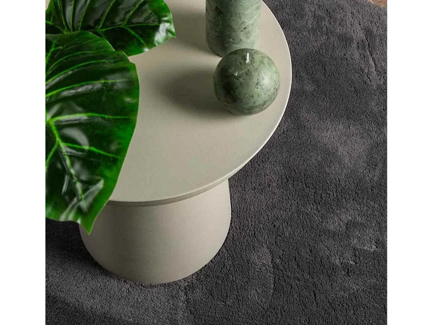 Tapiz Antracita 160 x 230 cm Poliéster Gris New