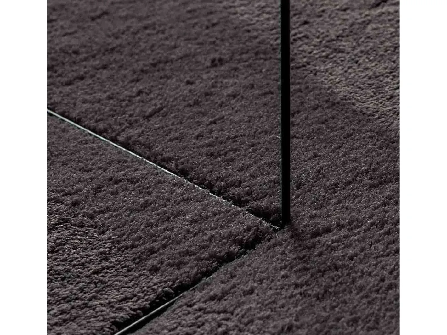 Tapiz Antracita 160 x 230 cm Poliéster Gris New