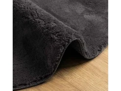 New Tapiz Antracita 140 x 200 cm Poliéster Gris