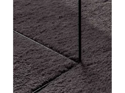 Alfombra De Cocina-Tapiz HUARTE Antracita 160 x 230 cm Poliéster Gris