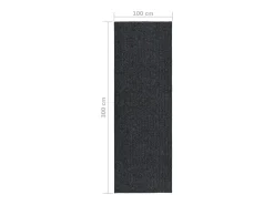 Best Tapiz 100x300 cm Antracita Gris