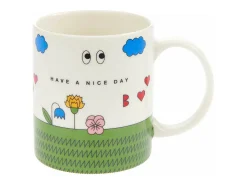 Vajilla-Taza de porcelana - caricatura - 9,5 cm Multicolor