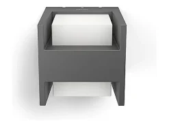 Ledkia TechBrey Aplique de Pared Exterior LED Doble Iluminació 2x4.5W PHILIPS Arbour Transparente Outlet