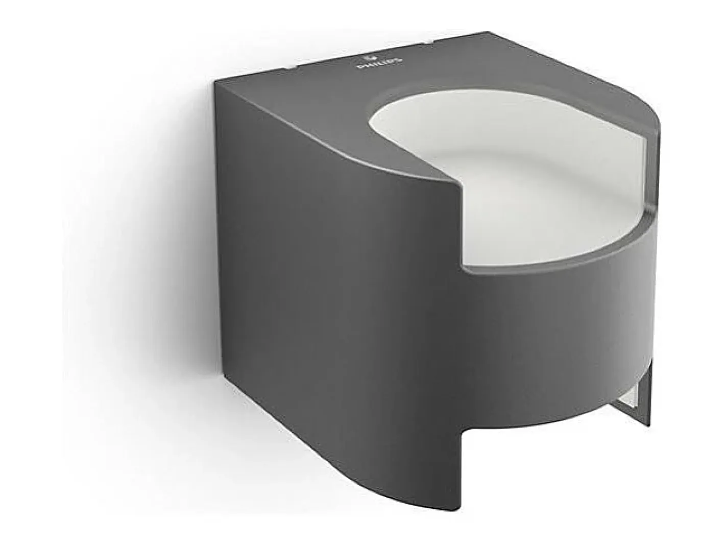 Ledkia Aplique Para Pared-TechBrey Aplique LED PHILIPS Grass 2x4.5 W Gris