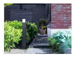 Online Ledkia TechBrey Baliza Exterior LED 6W Superficie Pie 77cm PHILIPS Post Arbour Transparente