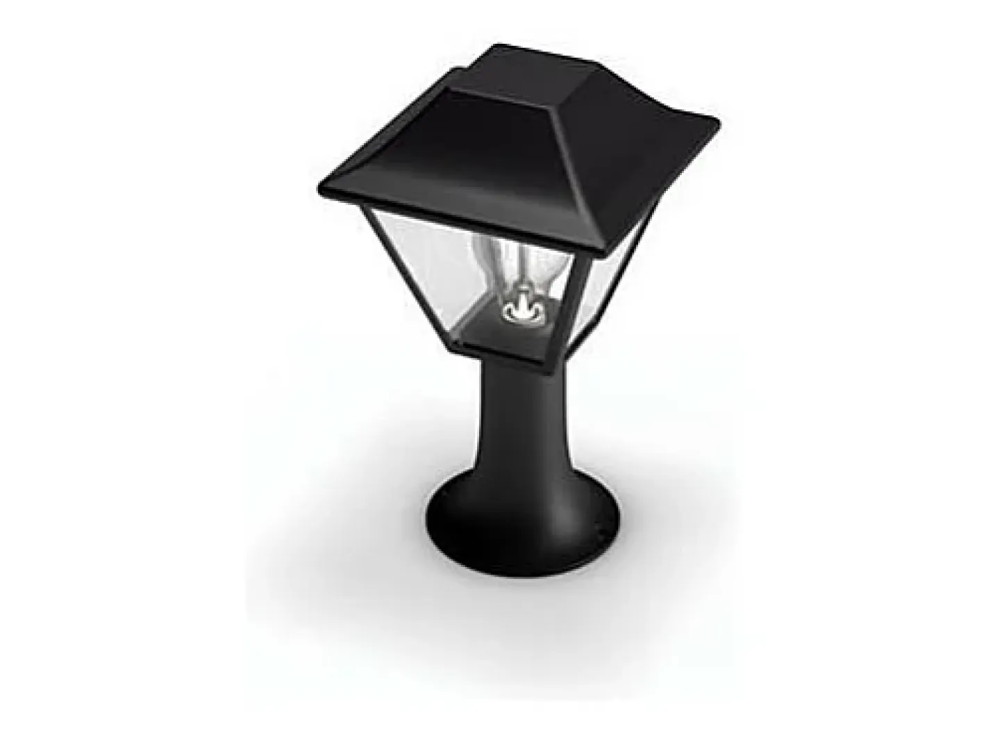 Outlet Ledkia TechBrey Baliza Exterior Superficie Pie 30cm PHILIPS Mini Alpenglow Transparente