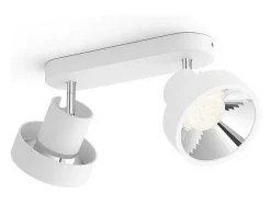 Hot Ledkia TechBrey Lámpara de Techo LED 2 Focos PHILIPS Bukko 2x4.3W Transparente