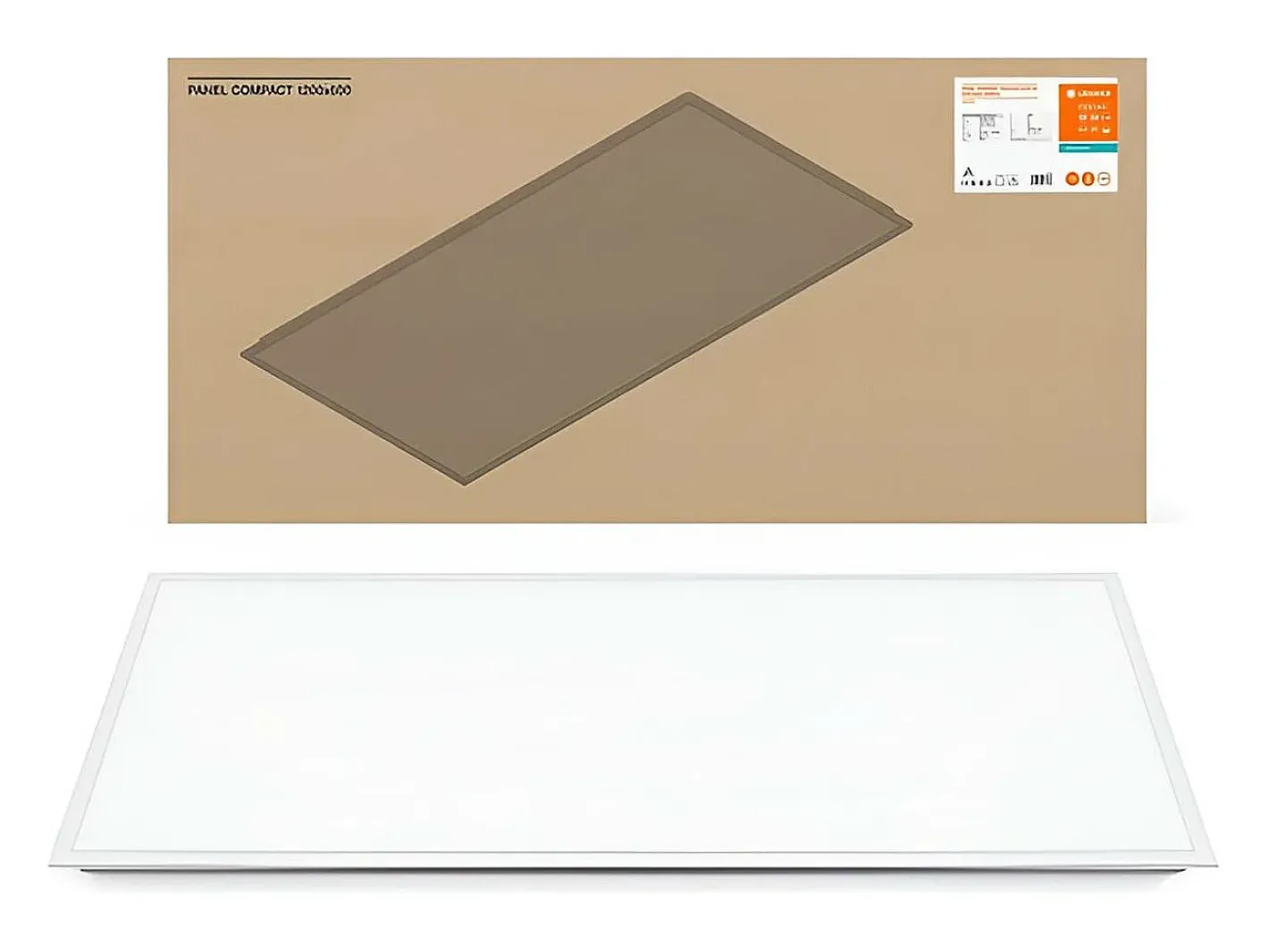 Sale Ledkia TechBrey Panel LED 120x60 cm 53W 5830lm UGR19 Compact 1200 LEDVANCE Transparente