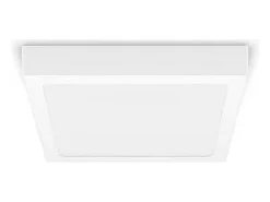 Ledkia TechBrey Plafón LED Cuadrado Blanco 12W PHILIPS Magneos Transparente Best
