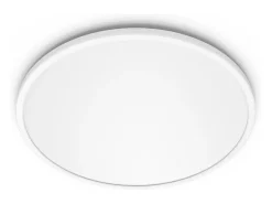 Ledkia Plafón-TechBrey Plafón LED 18W PHILIPS CL550 SuperSlim Regulable 3 Niveles Transparente