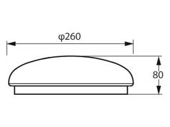 Ledkia TechBrey Plafón LED 12W PHILIPS CL253 Sensor de Movimiento Radar Transparente Sale
